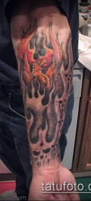 Фото татуировки пламя — пример рисунка — 27052017 — пример — 130 Flame tattoos