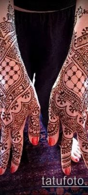 Фото уход за менди (tattoo of henna) (значение) — пример рисунка — 005 tatufoto.com