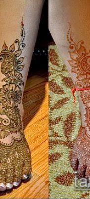 Фото уход за менди (tattoo of henna) (значение) — пример рисунка — 023 tatufoto.com