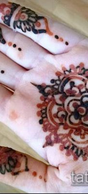 Фото уход за менди (tattoo of henna) (значение) — пример рисунка — 031 tatufoto.com