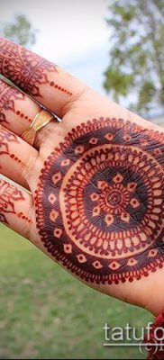 Фото уход за менди (tattoo of henna) (значение) — пример рисунка — 033 tatufoto.com