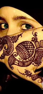 Фото уход за менди (tattoo of henna) (значение) — пример рисунка — 038 tatufoto.com
