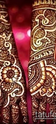 Фото уход за менди (tattoo of henna) (значение) — пример рисунка — 039 tatufoto.com