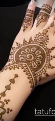 Фото уход за менди (tattoo of henna) (значение) — пример рисунка — 040 tatufoto.com