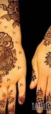 Фото уход за менди (tattoo of henna) (значение) — пример рисунка — 041 tatufoto.com