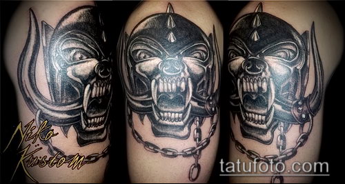 Фото готической татуировки - 30052017 - пример - 124 Gothic tattoo