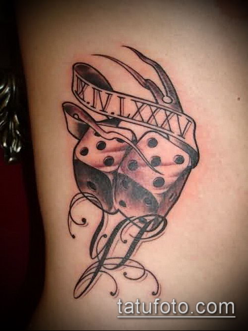 Fotka tetování kostkami #297 tatufoto.com