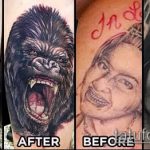 Фото Исправление и перекрытие старых тату - 12062017 - пример - 029 tattoo cover up