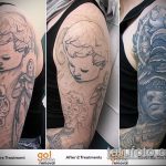 Фото Исправление и перекрытие старых тату - 12062017 - пример - 038 tattoo cover up