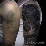 Фото Исправление и перекрытие старых тату - 12062017 - пример - 131 tattoo cover up