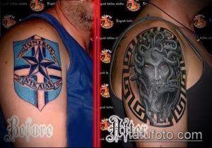 Фото Исправление и перекрытие старых тату - 12062017 - пример - 134 tattoo cover up