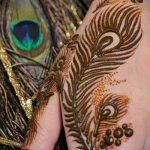 Фото Мехенди перо - 05062017 - пример - 011 Mehendi Feather