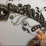 Фото Мехенди перо - 05062017 - пример - 017 Mehendi Feather