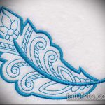 Фото Мехенди перо - 05062017 - пример - 024 Mehendi Feather