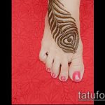 Фото Мехенди перо - 05062017 - пример - 042 Mehendi Feather