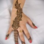 Фото Мехенди перо - 05062017 - пример - 044 Mehendi Feather