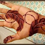 Фото Мехенди перо - 05062017 - пример - 046 Mehendi Feather