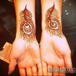 Фото Мехенди перо - 05062017 - пример - 054 Mehendi Feather