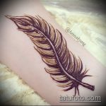 Фото Мехенди перо - 05062017 - пример - 058 Mehendi Feather