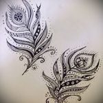 Фото Мехенди перо - 05062017 - пример - 061 Mehendi Feather