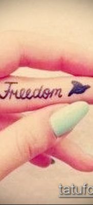 Фото Тату со значением свобода — 01062017 — пример — 055 Freedom tattoo
