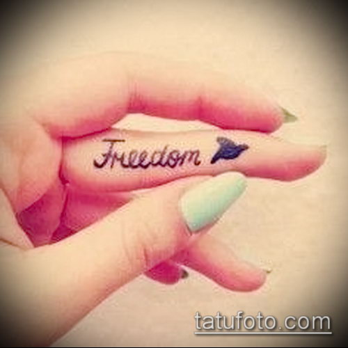 Фото Тату со значением свобода - 01062017 - пример - 055 Freedom tattoo