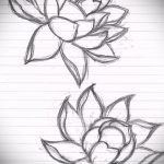 Фото Эскизы тату лотос - 19062017 - пример - 002 Sketches of tattoo lotus - tatufoto.com