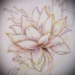 Фото Эскизы тату лотос - 19062017 - пример - 004 Sketches of tattoo lotus - tatufoto.com