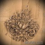 Фото Эскизы тату лотос - 19062017 - пример - 006 Sketches of tattoo lotus - tatufoto.com