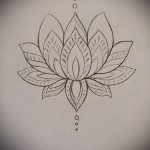 Фото Эскизы тату лотос - 19062017 - пример - 011 Sketches of tattoo lotus - tatufoto.com