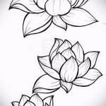 Фото Эскизы тату лотос - 19062017 - пример - 016 Sketches of tattoo lotus - tatufoto.com