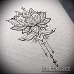 Фото Эскизы тату лотос - 19062017 - пример - 021 Sketches of tattoo lotus - tatufoto.com