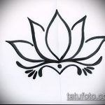 Фото Эскизы тату лотос - 19062017 - пример - 025 Sketches of tattoo lotus - tatufoto.com
