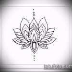 Фото Эскизы тату лотос - 19062017 - пример - 027 Sketches of tattoo lotus - tatufoto.com