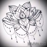 Фото Эскизы тату лотос - 19062017 - пример - 029 Sketches of tattoo lotus - tatufoto.com