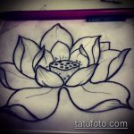 Фото Эскизы тату лотос - 19062017 - пример - 031 Sketches of tattoo lotus - tatufoto.com