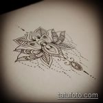 Фото Эскизы тату лотос - 19062017 - пример - 041 Sketches of tattoo lotus - tatufoto.com