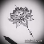 Фото Эскизы тату лотос - 19062017 - пример - 046 Sketches of tattoo lotus - tatufoto.com