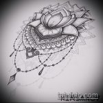 Фото Эскизы тату лотос - 19062017 - пример - 049 Sketches of tattoo lotus - tatufoto.com