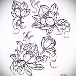 Фото Эскизы тату лотос - 19062017 - пример - 050 Sketches of tattoo lotus - tatufoto.com