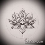 Фото Эскизы тату лотос - 19062017 - пример - 055 Sketches of tattoo lotus - tatufoto.com