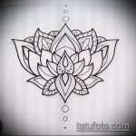 Фото Эскизы тату лотос - 19062017 - пример - 058 Sketches of tattoo lotus - tatufoto.com