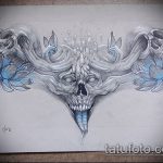 Фото Эскизы тату лотос - 19062017 - пример - 060 Sketches of tattoo lotus - tatufoto.com