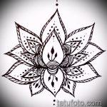 Фото Эскизы тату лотос - 19062017 - пример - 065 Sketches of tattoo lotus - tatufoto.com