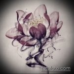 Фото Эскизы тату лотос - 19062017 - пример - 073 Sketches of tattoo lotus - tatufoto.com