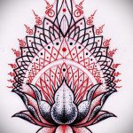 Фото Эскизы тату лотос - 19062017 - пример - 077 Sketches of tattoo lotus - tatufoto.com