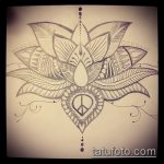 Фото Эскизы тату лотос - 19062017 - пример - 078 Sketches of tattoo lotus - tatufoto.com