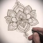 Фото Эскизы тату лотос - 19062017 - пример - 081 Sketches of tattoo lotus - tatufoto.com