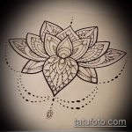 Фото Эскизы тату лотос - 19062017 - пример - 082 Sketches of tattoo lotus - tatufoto.com