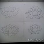 Фото Эскизы тату лотос - 19062017 - пример - 086 Sketches of tattoo lotus - tatufoto.com